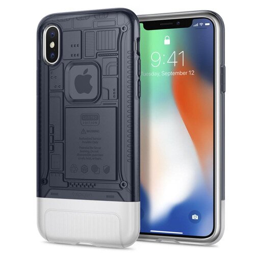 Spigen iPhone X Case Classic C1 - Graphite