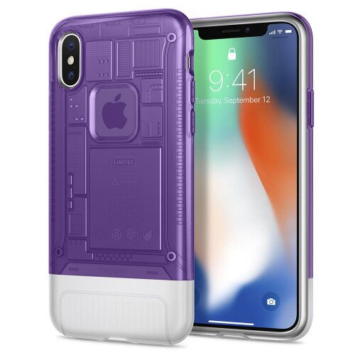Spigen iPhone X Case Classic C1 - Grape