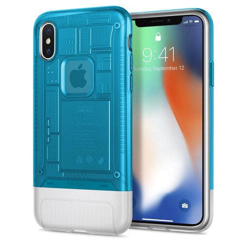 Spigen iPhone X Case Classic C1 - Blueberry