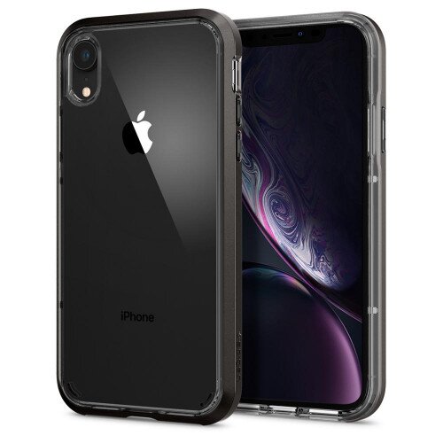 Spigen iPhone XR Case Neo Hybrid Crystal - Gunmetal