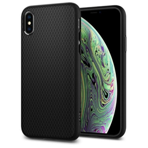 Spigen iPhone XS / X Case Liquid Air - Matte Black