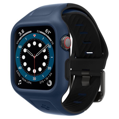 Spigen Liquid Air Pro Case for Apple Watch Series SE / 6 / 5 / 4 (44mm) - Navy Blue