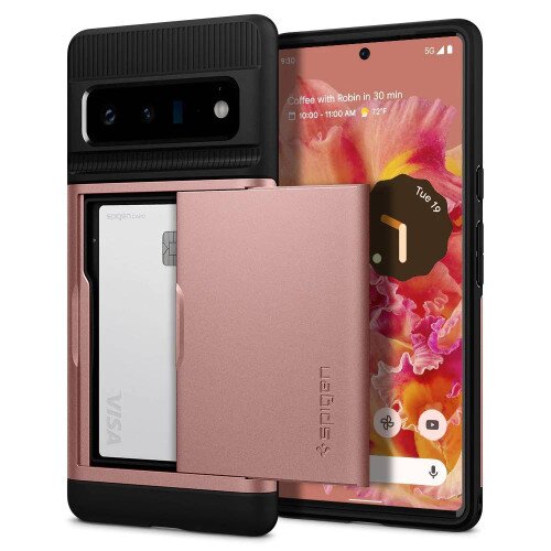 Spigen Pixel 6 Pro Case Slim Armor CS - Rose Gold