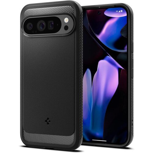 Spigen Rugged Armor Case for Pixel 9 Pro XL - Matte Black