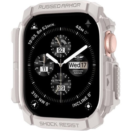 Spigen Rugged Armor Case for Watch 10/11 (46mm) - Dune Beige