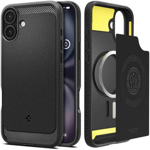 Spigen Rugged Armor (Mag Fit) Case for iPhone 16 Plus
