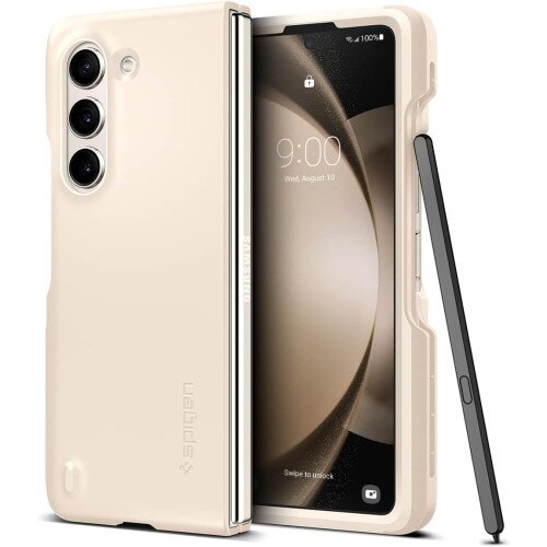 Spigen Thin Fit P Case for Galaxy Z Fold 5 - Pearled Ivory