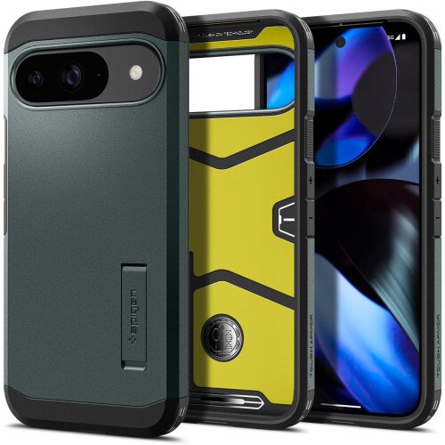 Spigen Tough Armor for Pixel 9 - Abyss Green