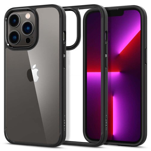 Spigen Ultra Hybrid Case for iPhone 13 Pro - Matte Black