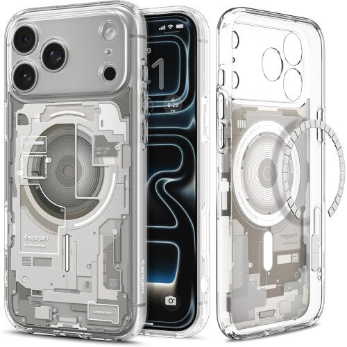 Spigen Ultra Hybrid Zero One (Mag Fit) Case with Camera Control for iPhone 17 Pro Max - Natural Titanium