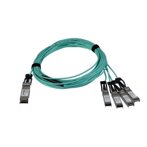 StarTech AOC Breakout 5M Cable for Cisco QSFP-4X10G-AOC5M