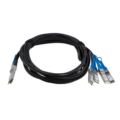 StarTech MSA Uncoded Compatible 3m 40G QSFP+ to 4x SFP+ Direct Attach Breakout Cable