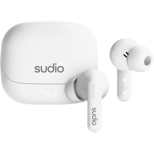 Sudio C8 Go-to Noise Cancelling Earbuds - White