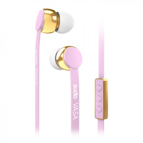 Sudio VASA In-Ear Wired Headphones - Pink - Android