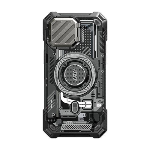 SUPCASE 6.7 inch Unicorn Beetle MAG XT MagSafe Case for iPhone 15 Pro Max - Black Circuit