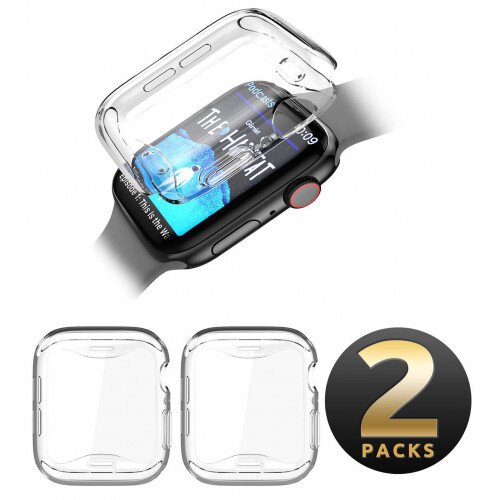 SUPCASE Apple Watch 4 TPU Clear Case 2 Pack - 44mm