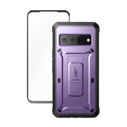 SUPCASE Google Pixel 6 Pro Unicorn Beetle PRO Rugged Holster Case - Metallic Purple