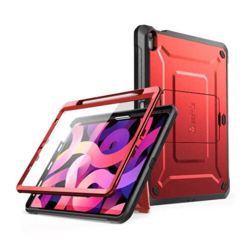 SUPCASE iPad Air 4 / 5 Unicorn Beetle PRO Rugged Kickstand Case - Metallic Red