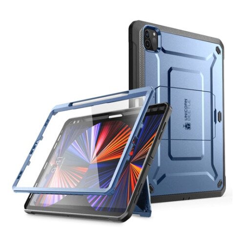 SUPCASE iPad Pro 11 Inch (2021) Unicorn Beetle Pro Rugged Case - Metallic Blue