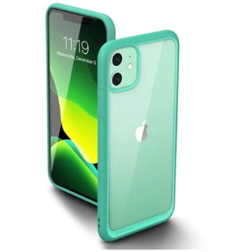 SUPCASE iPhone 11 6.1 inch Unicorn Beetle Style Slim Clear Case - Green