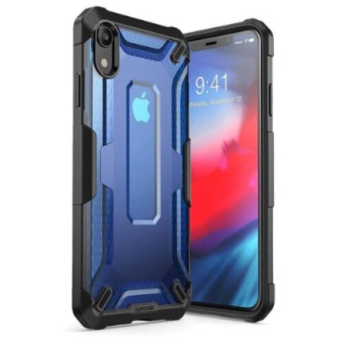 SUPCASE iPhone XR Unicorn Beetle Hybrid Bumper Case - Blue