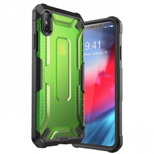 SUPCASE iPhone XS Max Unicorn Beetle Bumper Case - Green