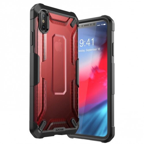 SUPCASE iPhone XS Max Unicorn Beetle Bumper Case - Red