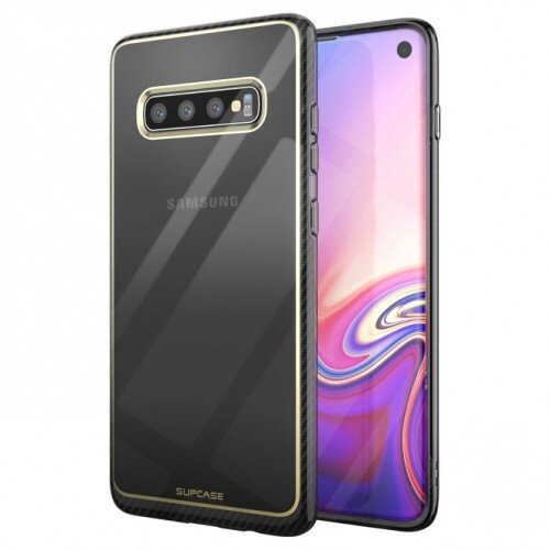 SUPCASE Samsung Galaxy S10 Unicorn Beetle Metro Clear Case - Gold
