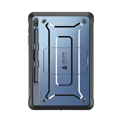SUPCASE Unicorn Beetle Pro Rugged Case for Galaxy Tab S7 FE 12.4 inch (2021) - Metallic Blue