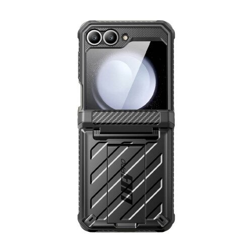 SUPCASE Unicorn Beetle PRO Rugged Case with Belt Clip for Galaxy Z Flip6 - Black