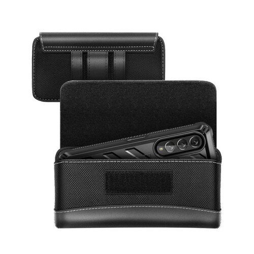 SUPCASE Universal Belt Clip Cell Phone Holster for Galaxy Fold and Large Phones - Black