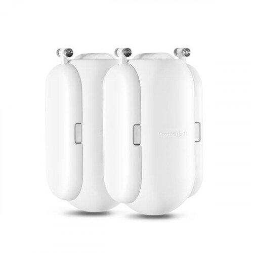 SwitchBot Curtain Smart Wireless Robot - White - Starter Pack (2 Units) - U Rail