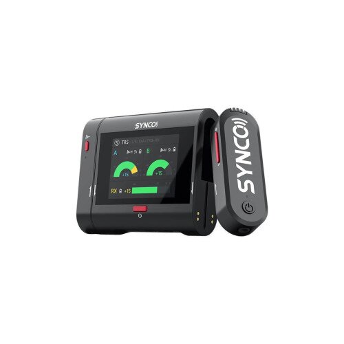 SYNCO G3 Pro Wireless Collar Microphone 2.4G, with 2 inch Touch Screen