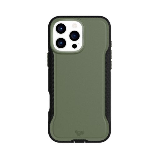tech21 EvoPro MagSafe Case Compatible for iPhone 16 Pro Max - Khaki/Black