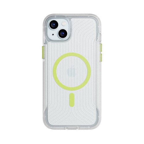 tech21 FlexPro for iPhone 15 Plus Case MagSafe Compatible - Clear Glow in the Dark