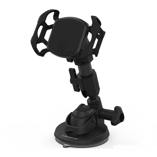 Scosche TerraClamp Magnetic Phone Mount w/Heavy-Duty Suction-Cup Base Bike Mount
