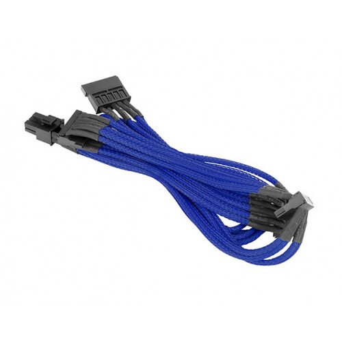 Thermaltake Individually Sleeved SATA Cable - Blue