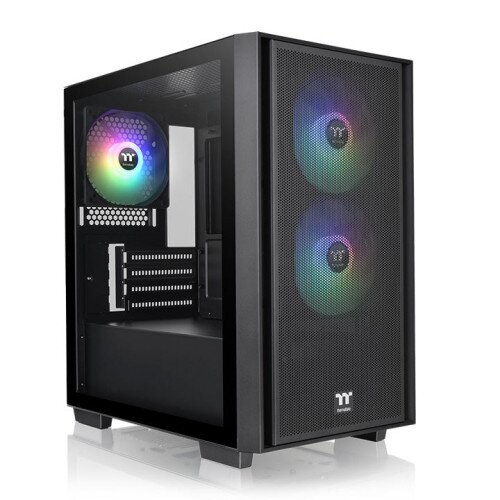 Thermaltake Versa H16 TG ARGB Micro Tower Chassis - Black