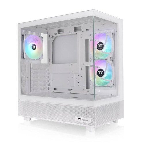 Thermaltake View 270 Plus TG ARGB Mid Tower Chassis - Snow