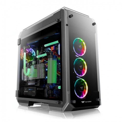 Thermaltake View 71 Tempered Glass RGB Plus Edition E-ATX Full Tower Computer Case