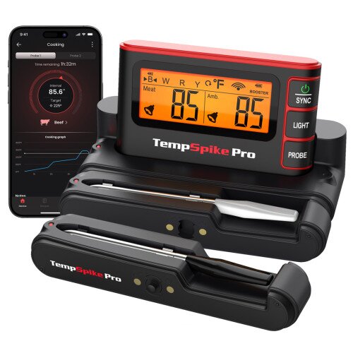 ThermoPro TP980-2 TempSpike Pro Wi-Fi Wireless 2-Probe Modular Meat Thermometer