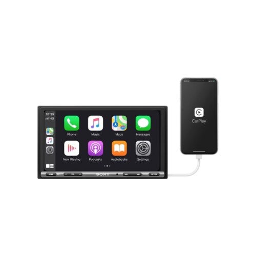 Sony XAV-AX150 6.95" (17.6 cm) Media Receiver with CarPlay/ Android Auto