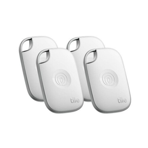 Tile Pro Powerful Tracker (2024) - White - 4-Pack
