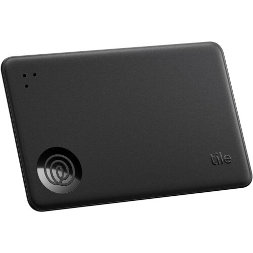 Tile Slim Wallet Bluetooth Tracker (2024) - Black - 1-Pack