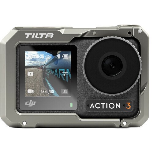 Tilta Full Camera Cage for DJI Osmo Action 3 - Titanium Gray