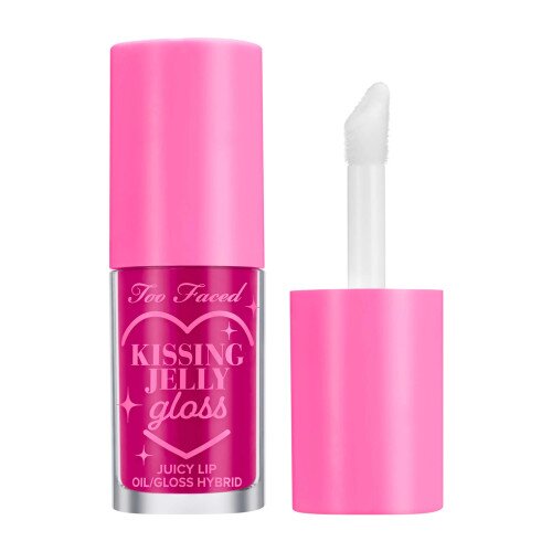 Too Faced Kissing Jelly Hydrating Lip Oil Gloss - Raspberry
