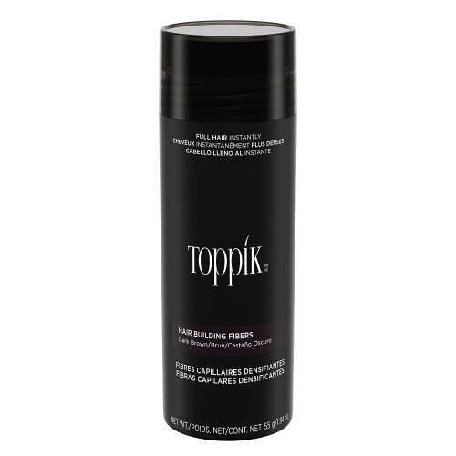 Toppik Hair Building Fibers Makes Fine Hair Look Completely Thick & Full - Giant - Dark Brown