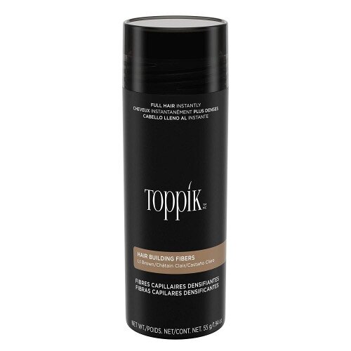 Toppik Hair Building Fibers Makes Fine Hair Look Completely Thick & Full - Giant - Light Brown