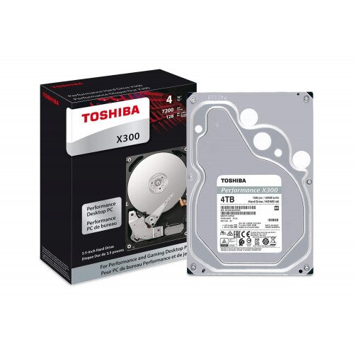Toshiba X300 Performance Hard Drive - 128MB - 4TB