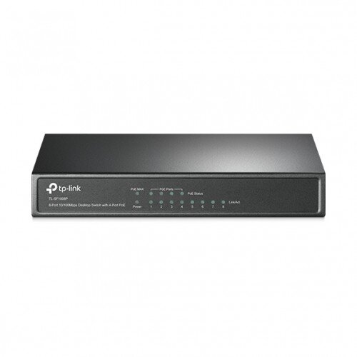 TP-Link 8-Port 10/100Mbps Desktop Switch with 4-Port PoE